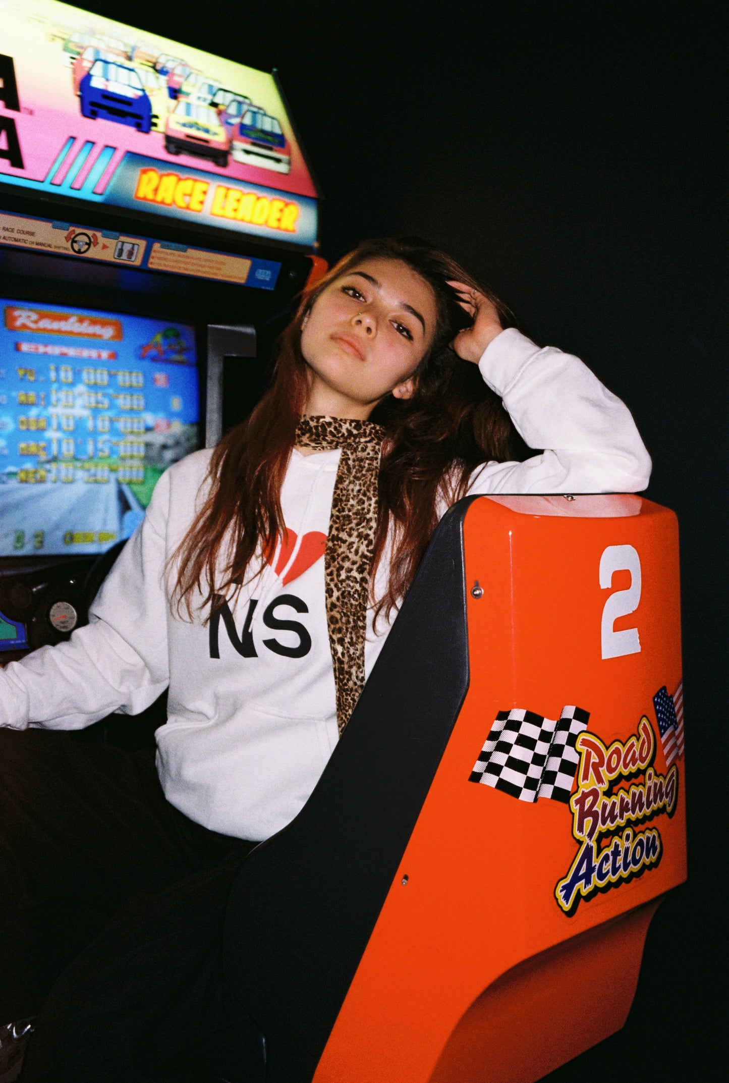WHITE HOODIE