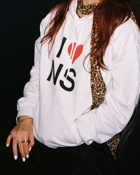 WHITE HOODIE