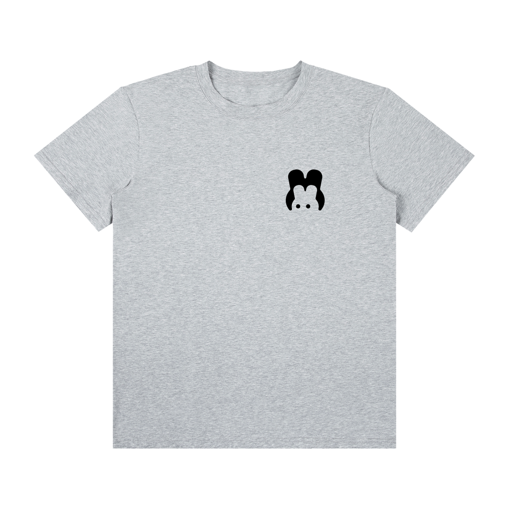 ILNS Bunny Crew (180 GSM) in Formal Gray, front view