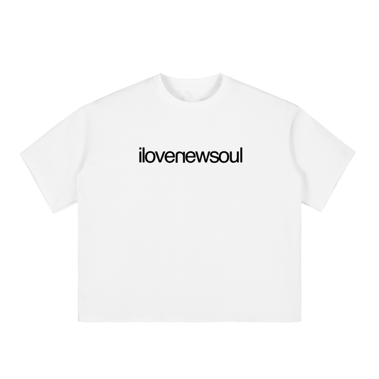 WHITE BOXY RAW SHIRT