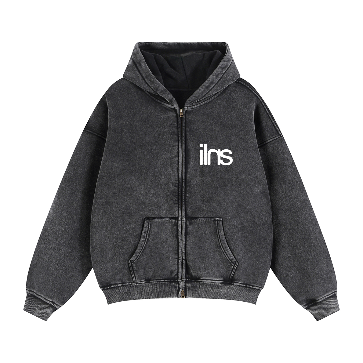 ILNS DOUBLE ZIP HOODIE – ILOVENEWSOUL ILNS DOUBLE ZIP HOODIE – ILOVENEWSOUL