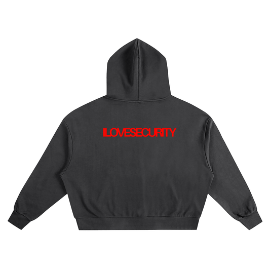 ILOVESECURITY BOX HOODIE (420GSM)