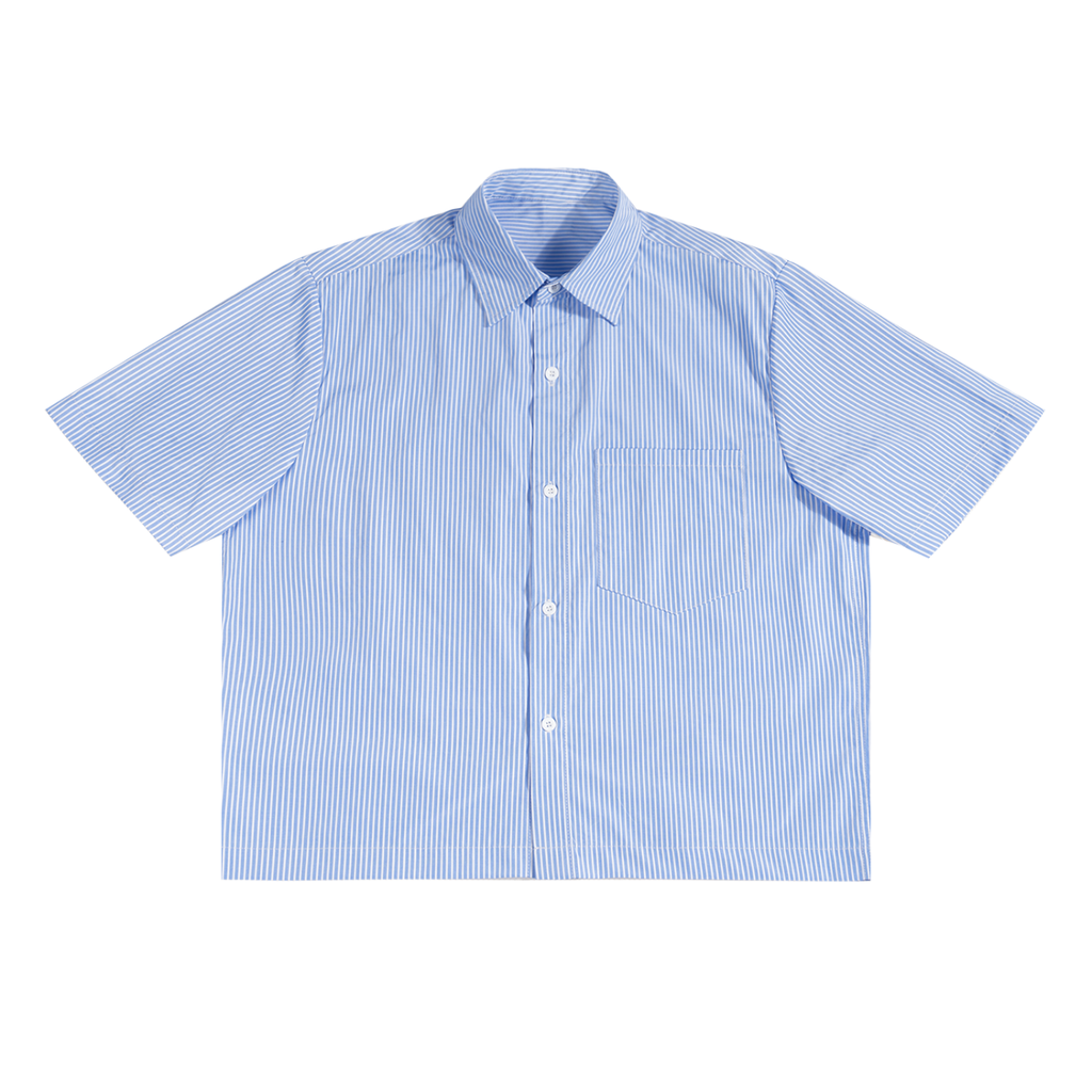 ILNS BLUE BUTTON SHIRT