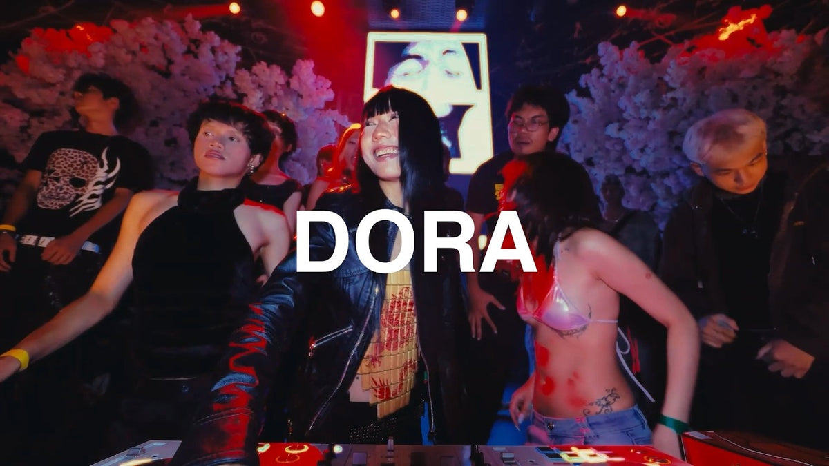 DORA playing a Vietnamese hip hop and Rap Viet DJ set at a sold out ILNS x VNGG night in District 1, Ho Chi Minh City.